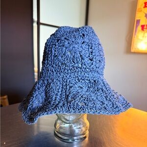 Zara Knitted Blue Hat